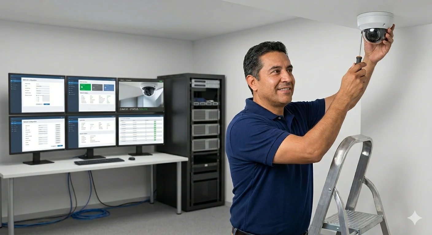Instalación de cámaras de seguridad