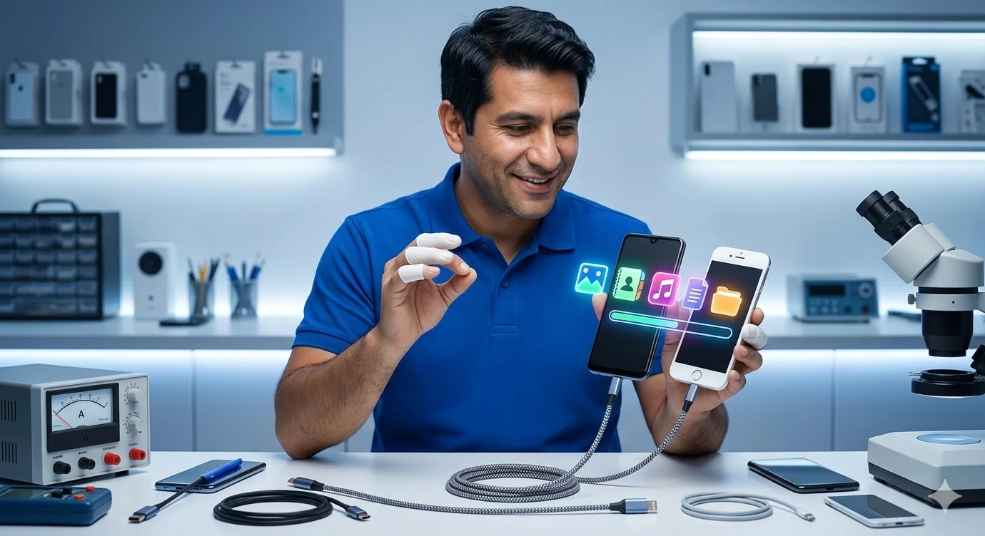Transferencia de datos entre celulares